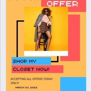 ACCEPTING ALL OFFERS TODAY ONLY MAKE YOURS TODAY 3/24/22